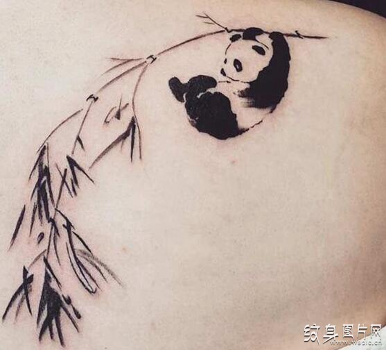 熊猫纹身及手稿欣赏 亚洲文化的象征性动物