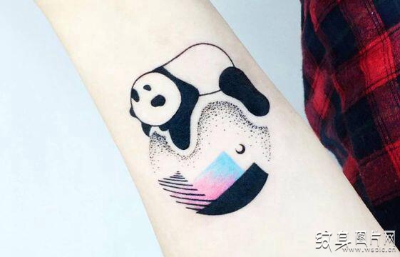 熊猫纹身及手稿欣赏 亚洲文化的象征性动物