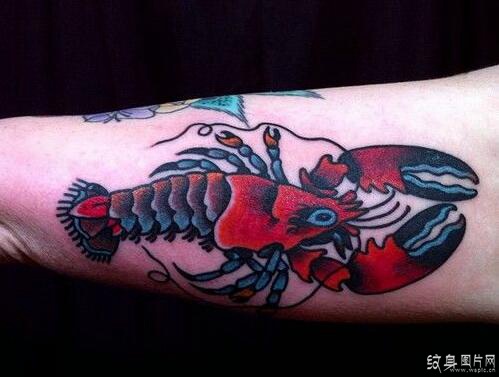 龙虾纹身及手稿欣赏 令人惊讶的纹身设计