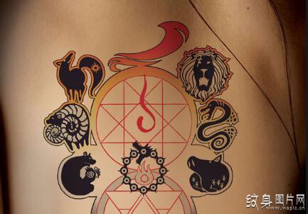 七宗罪纹身图案及手稿 饱含宗教意义的经典纹身