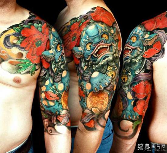 红莲夜叉纹身图案欣赏 有意思的出处与含义