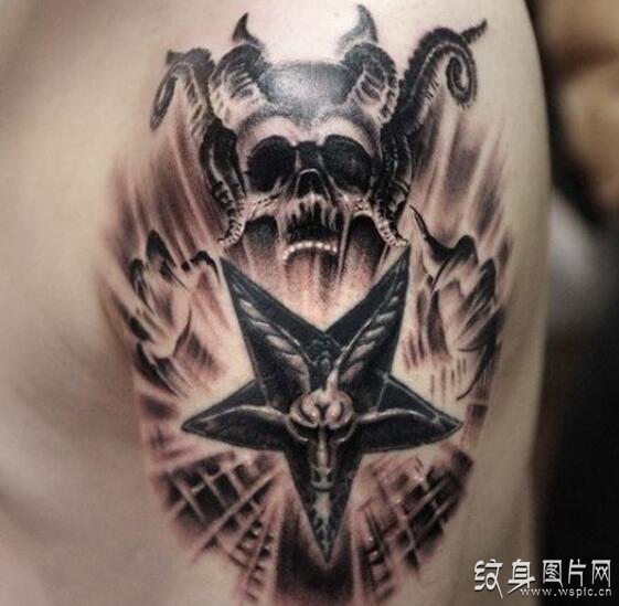 撒旦纹身图案欣赏 史上最著名的恶魔纹身设计
