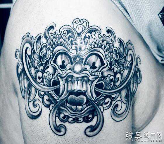 饕餮纹身及手稿 中国古代神话传说的神兽之一