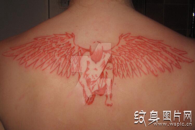 血天使纹身图案欣赏 个性又酷炫的独特设计