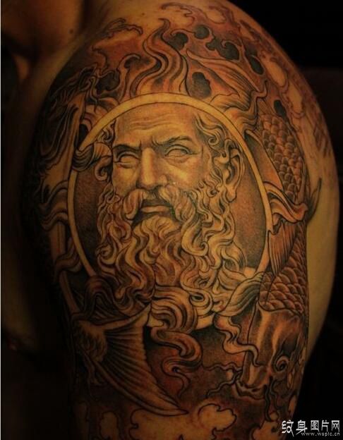太阳神阿波罗纹身欣赏 希腊神话中最英俊的神祗