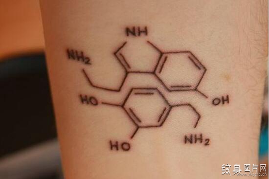 化学符号纹身及含义 具有奇妙意义的酷炫图案