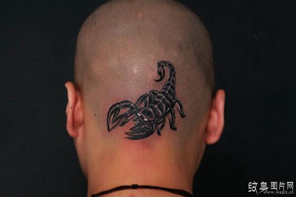 头部纹身图案欣赏 炫酷前卫的欧美纹身设计风格