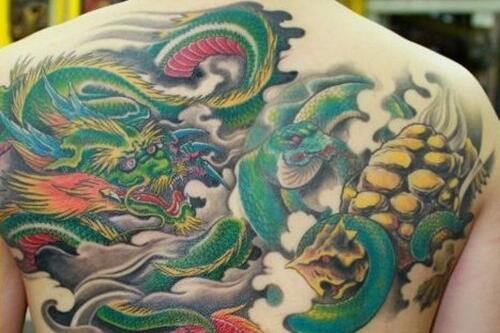 龙王纹身图案欣赏，最具霸气的纹身和手稿