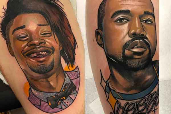 嘻哈纹身图案欣赏 欧美主流hiphop风格纹身设计