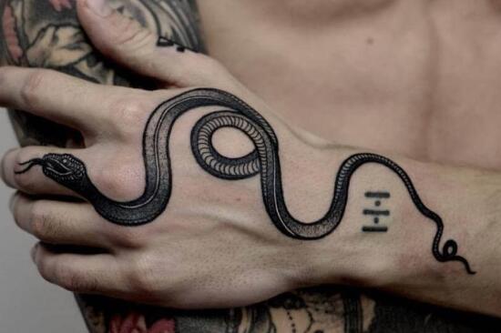 蛇纹身图案大全 个性酷炫的经典设计