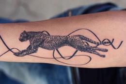 猎豹纹身图案欣赏 细数其中的寓意与讲究