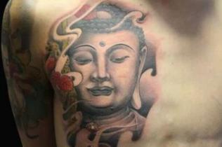 大日如来纹身图案欣赏及寓意，至高无上的佛教根本佛