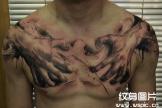 集潮流与个性的男士胸部纹身图案