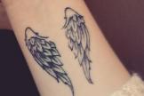 可爱小翅膀纹身图案欣赏 追逐自由放飞梦想