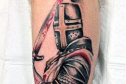 骑士纹身及手稿欣赏 中世纪时期的忠诚卫士