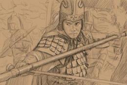 赵子龙纹身手稿精选，忠肝义胆的三国战神