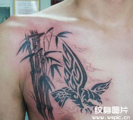 老鹰纹身图案
