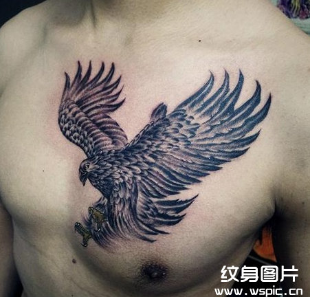 老鹰纹身图案