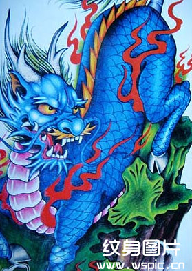 冰麒麟纹身图案大全