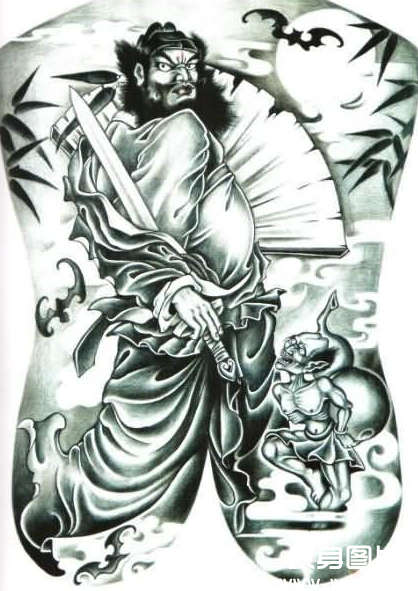 钟馗纹身