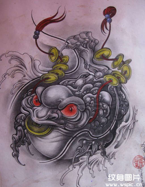 金蟾纹身代表什么含义