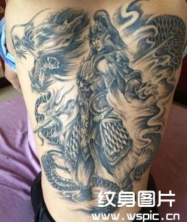 常山赵子龙纹身图片大全