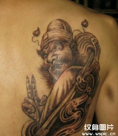钟馗纹身图片
