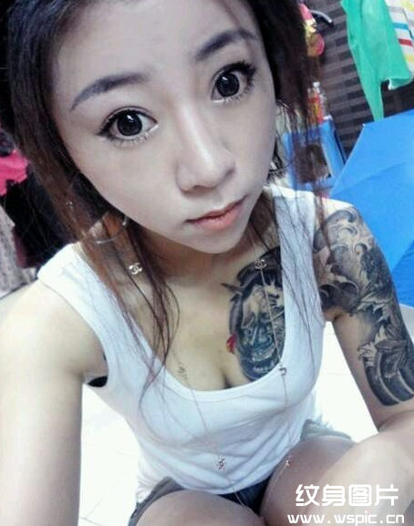 半甲纹身图案大全