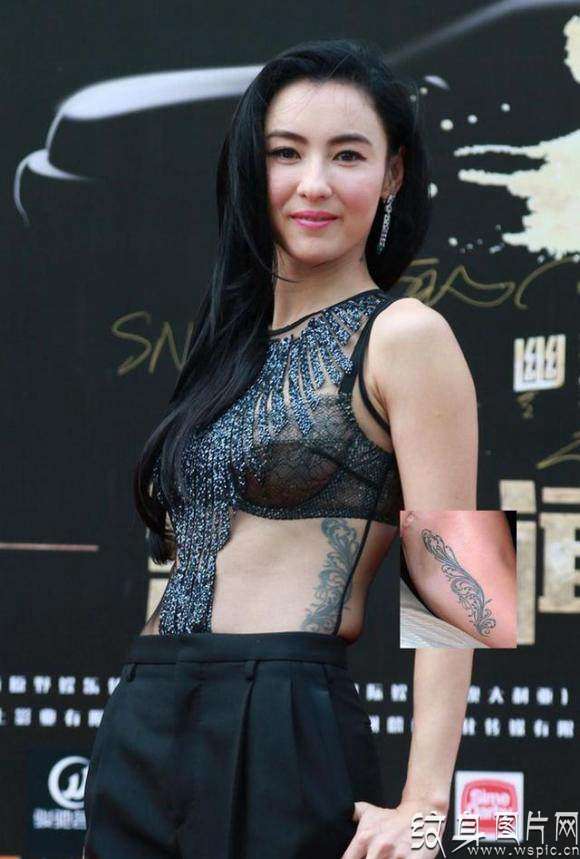 张柏芝纹身的秘密，用纹身来绑架爱情