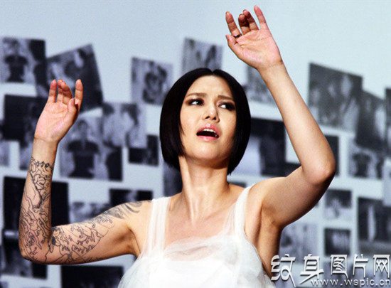 谭维维纹身的含义，青春美少女的奋斗历程