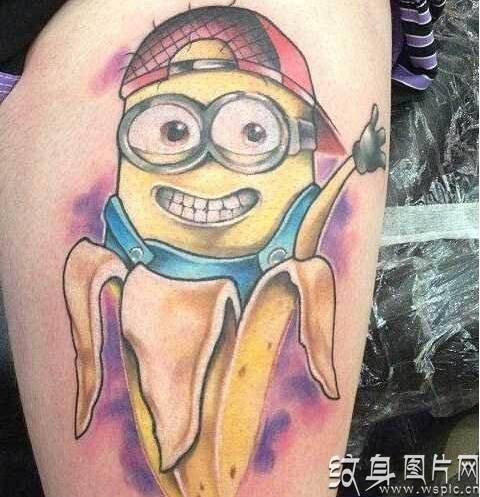 精美卡通纹身，跳跃在皮肤上的可爱小精灵