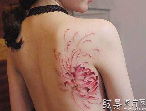 冥界的接引之花，彼岸花纹身图案欣赏