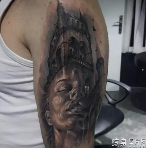 男女肖像纹身图案，纪念和信仰的双重意义