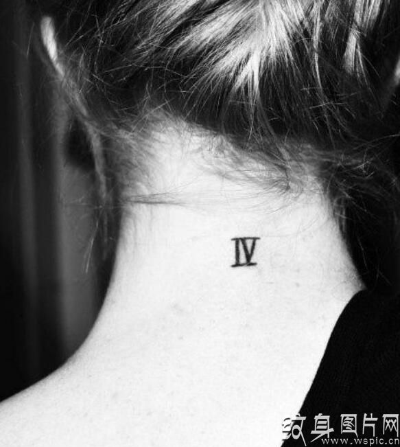罗马数字纹身，神秘的数字该如何排列