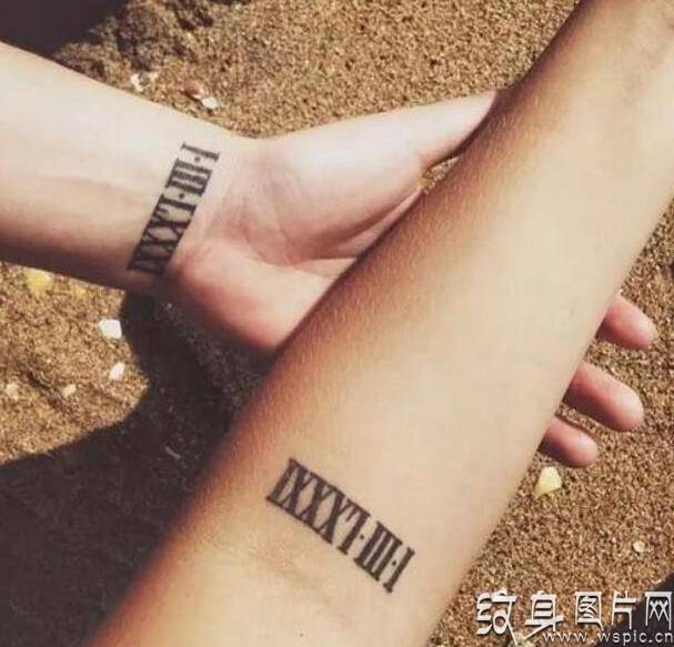 罗马数字纹身，神秘的数字该如何排列