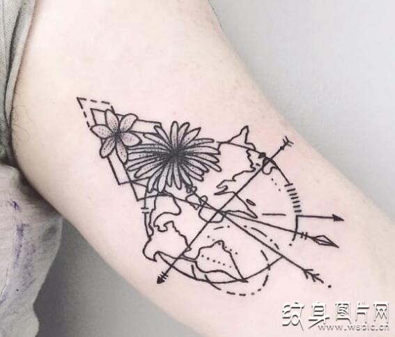简单黑白纹身图案设计，用黑色点亮你的时尚
