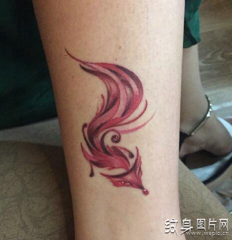 适合小女生的纹身图案，彩色纹身图案欣赏