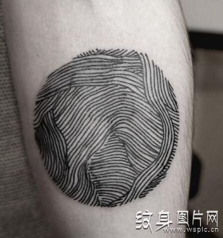 简单又个性的几何图腾，另类的个性纹身图案