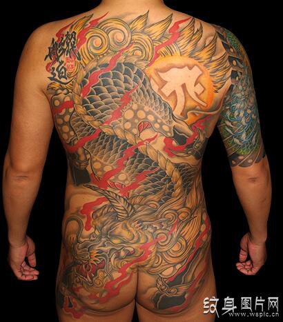 中国四大瑞兽之一，麒麟纹身图案大全