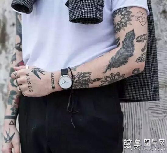  东西方花臂纹身图案欣赏，传统风格与纹身文化的完美融合