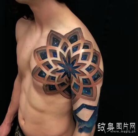 3D纹身图案欣赏，由立体感引发的视觉冲击