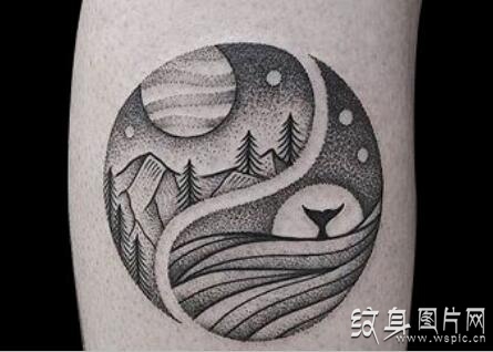  一念之间纹身图案欣赏，善恶全在自己本心