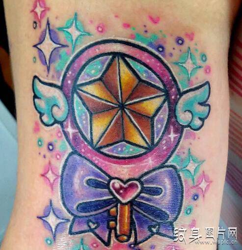 五角星纹身图案欣赏，简单但意义非凡