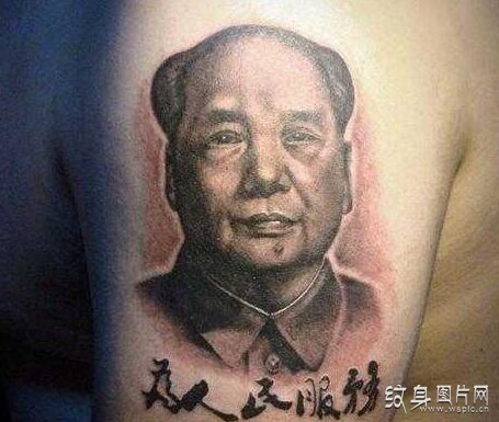 和英雄永久的融为一体，肖像纹身图案欣赏