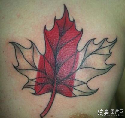 彩色国旗纹身图案欣赏，爱祖国就要秀出来