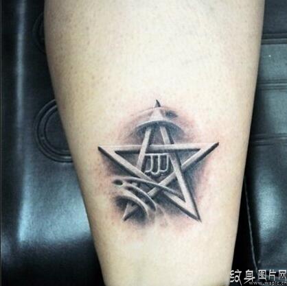五角星纹身图案欣赏，个性十足的完美设计