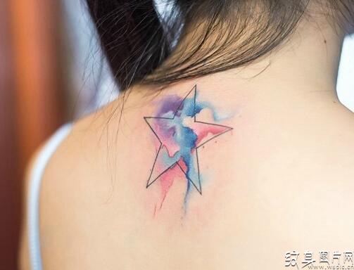 五角星纹身图案欣赏，个性十足的完美设计