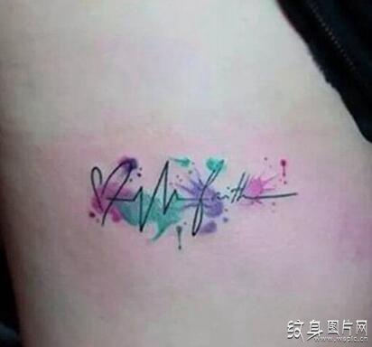  泼墨纹身图案欣赏，将艺术融入生活