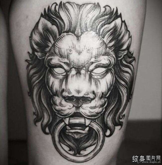 大腿纹身图案，个性男人的最佳选择