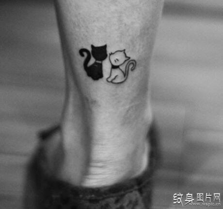 可爱猫咪纹身图案，悠久而又古老的纹身艺术
